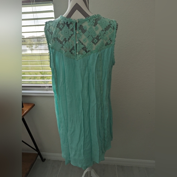 New Directions Pretty Aqua MiniDress - Picture 6 of 6